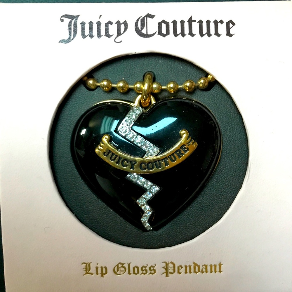 Juicy Couture Long Necklace with Lip Gloss